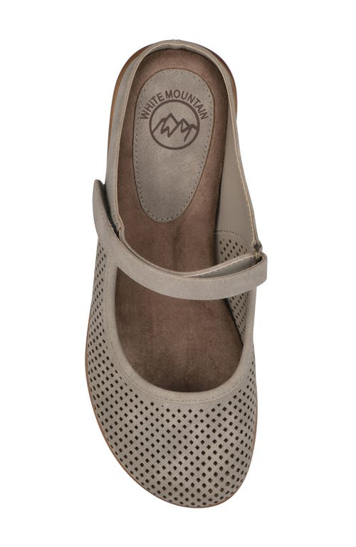 Cliffs By White Mountain Vinto Mule In Light Taupe Sueded Smooth