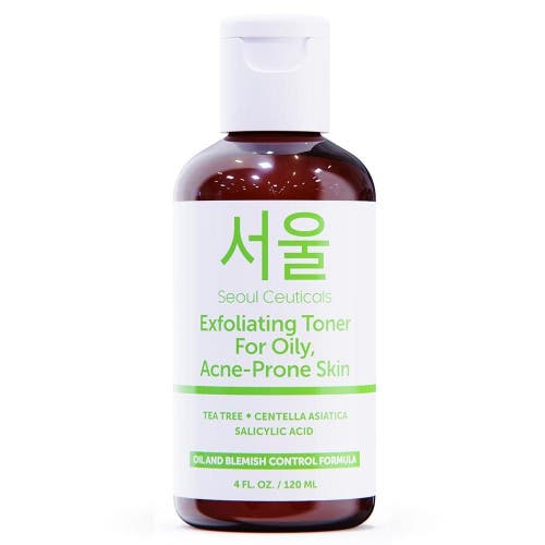 Seoul Ceuticals Korean Skincare Exfoliating Toner for Oily, Acne-Prone Skin in Clear at Nordstrom
