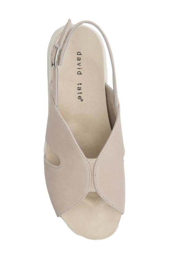 David Tate Madona Unit Slingback Sandal In Bone