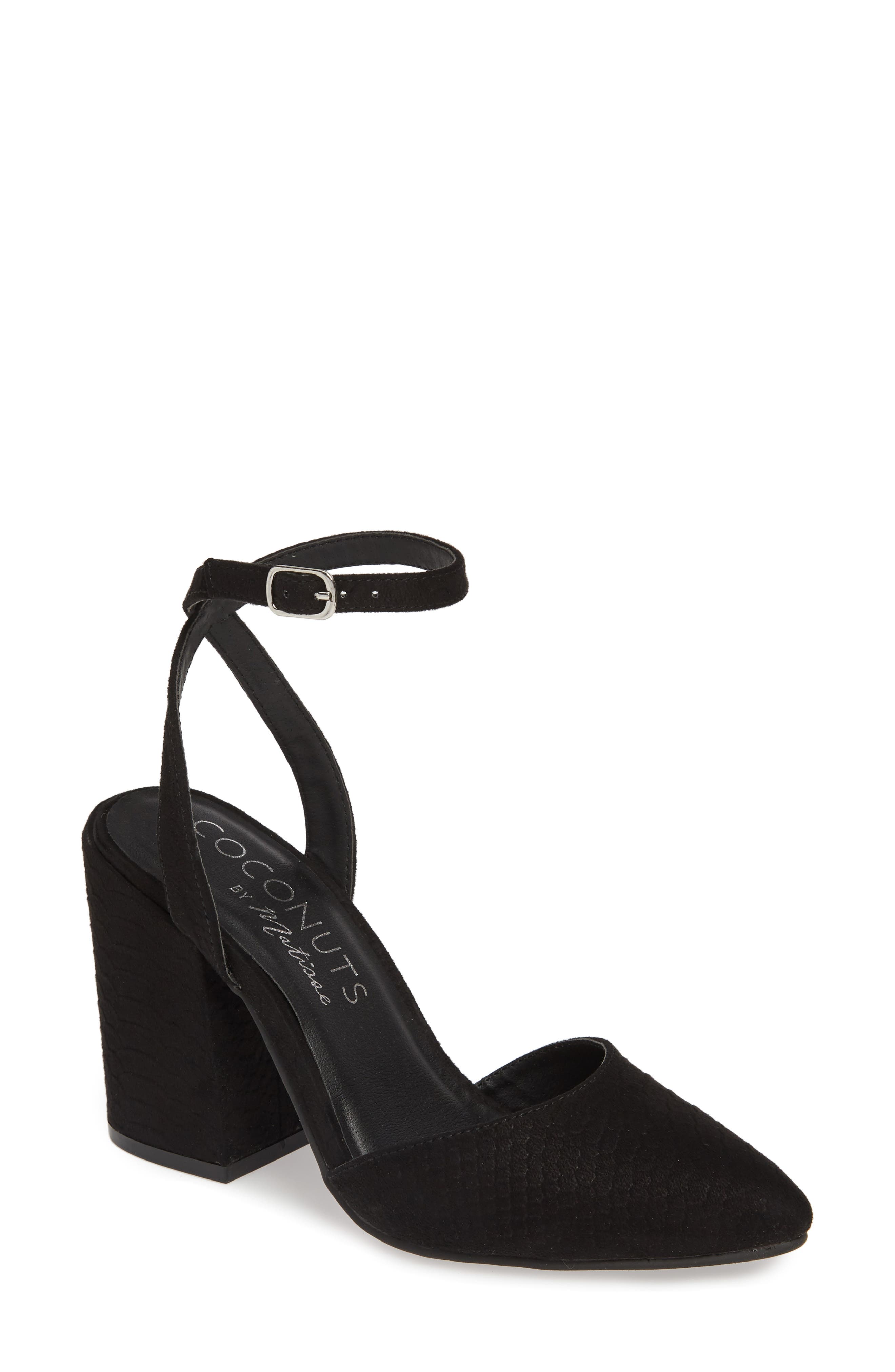 Coconuts By Matisse Ritual Ankle Strap Pump, Black