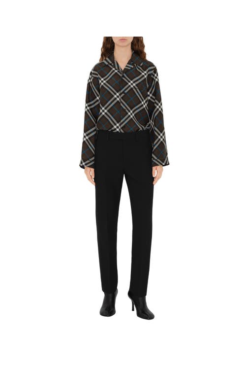 Burberry Vintage Check Silk Shirt In Snug