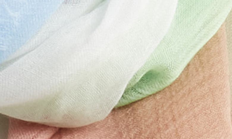 La Fiorentina Ombré Scarf In Green Peach