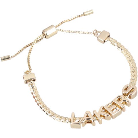 Baublebar New York Jets NFL Gold Slogan Bracelet - New York Jets