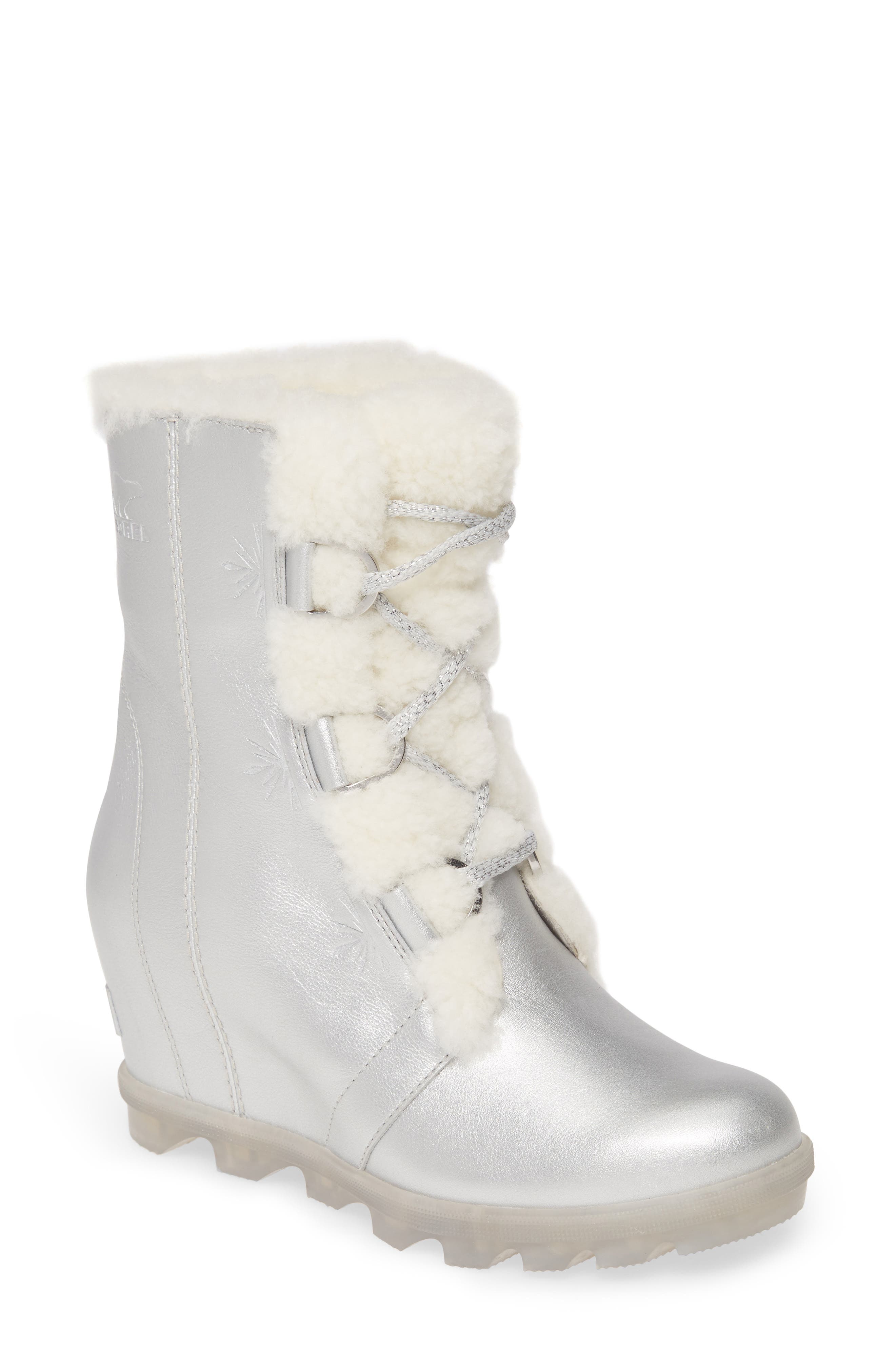 Joan of Arctic Genuine Shearling Lined 