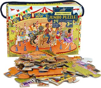 Upbounders Little Likes Kids 48-Piece Joyful Carousel Puzzle