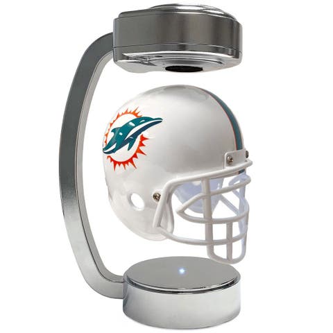 Miami Dolphins Chrome Base Mini Hover Helmet