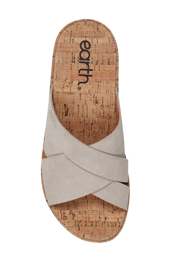 Shop Earth ® Scout Platform Slide Sandal In White