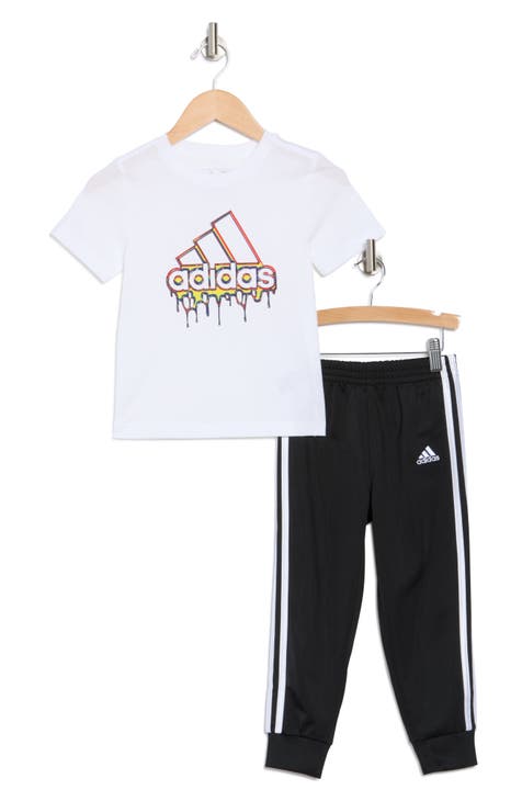 Kids' Logo T-Shirt & Joggers Set (Toddler & Little Kid)