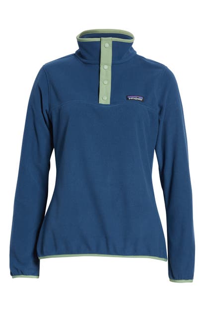 Click to view more detailed imagery on our partner's website Patagonia Micro-D Snap-T Fleece Pullover In Stone Blue
