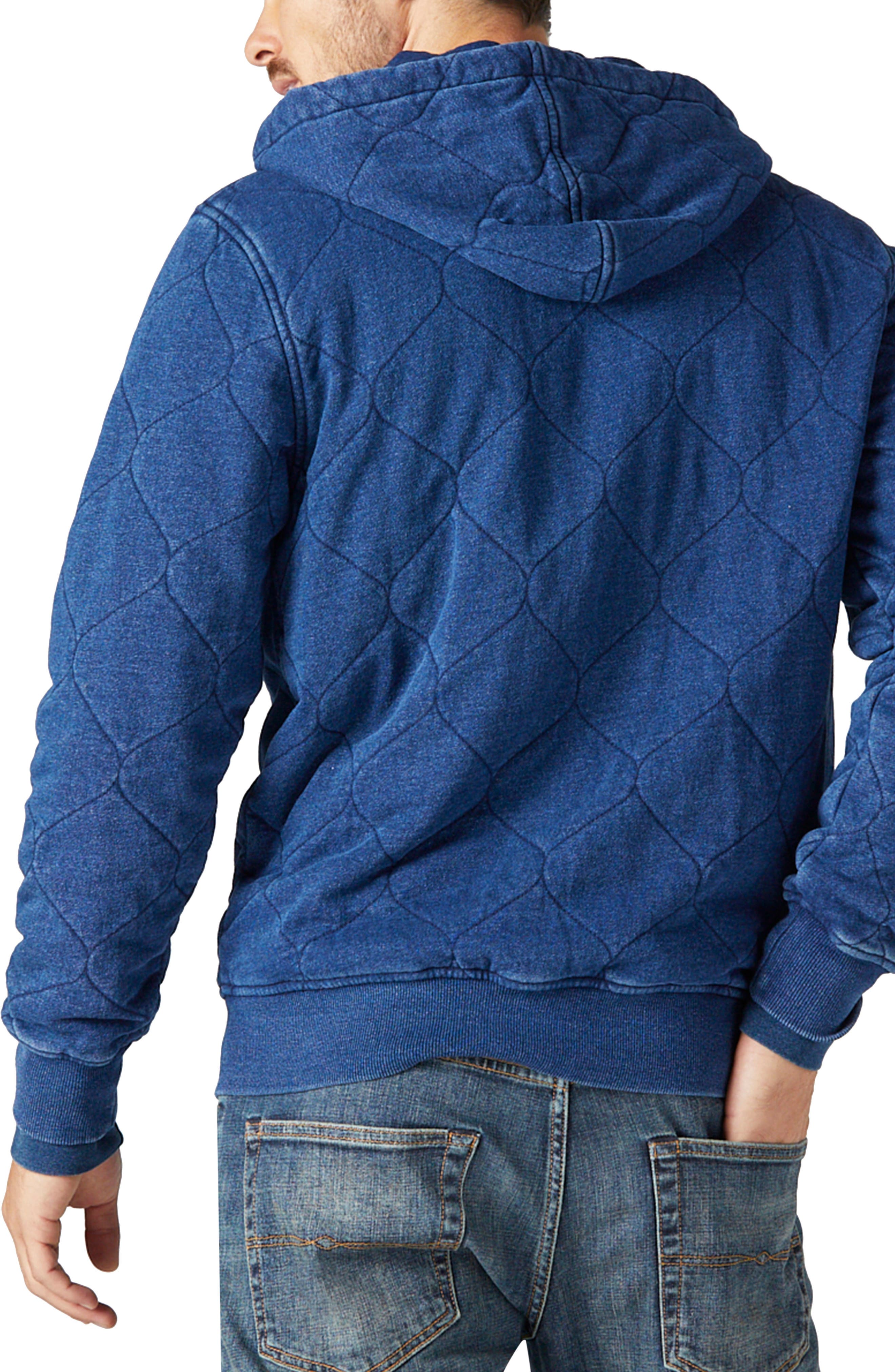 quilted zip up