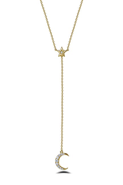 Lafonn 18k Gold Over Sterling Silver Simulated Diamond Crescent Moon Star Y Drop Necklace Nordstrom Rack Lafonn 18k Gold Over Sterling Silver Simulated Diamond Crescent Moon Star Y Drop Necklace Nordstrom Rack