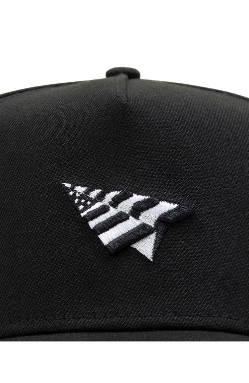 Paper Planes Logo 9forty A-frame Snapback Cap In Black