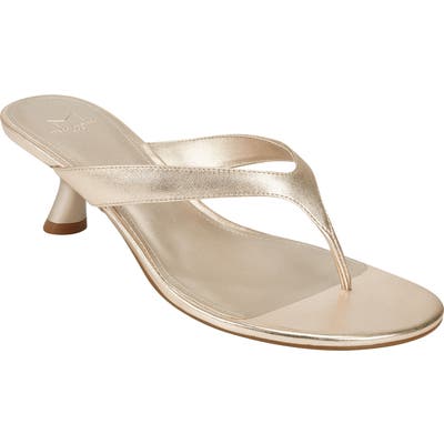 Marc Fisher Ltd Dahila Flip Flop- Metallic