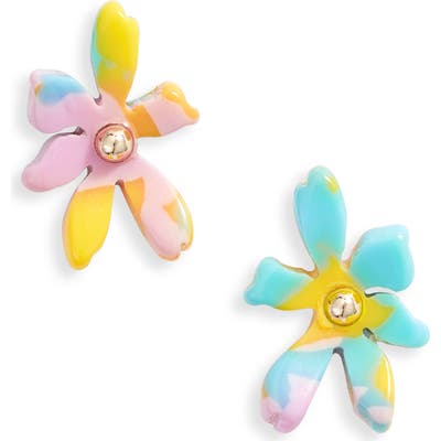 Lele Sadoughi Paper Lily Stud Earrings