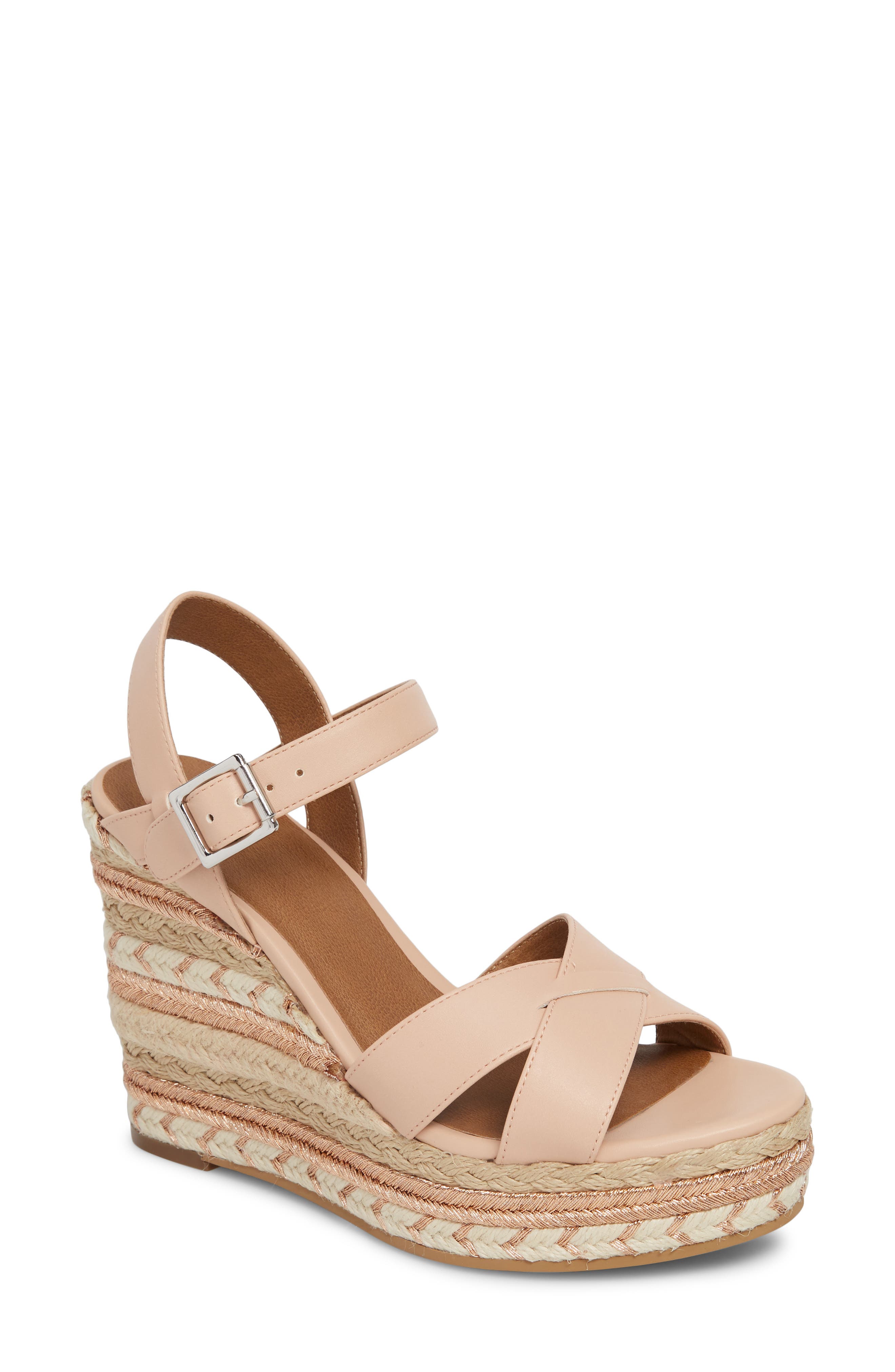 Bp. Elsey Platform Wedge Sandal, Pink