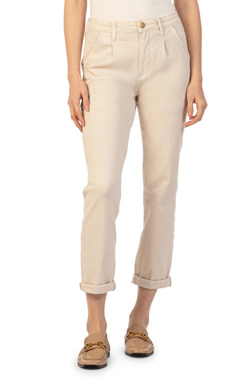 KUT from the Kloth Rachael Pleated High Waist Mom Pants in Beach at Nordstrom, Size 18