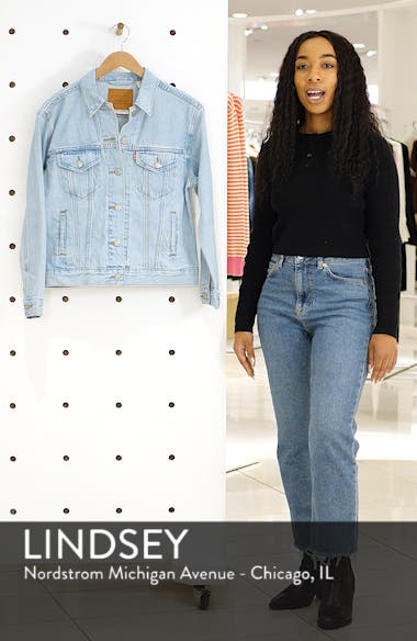 levi's ex boyfriend trucker jacket soft as butter mid