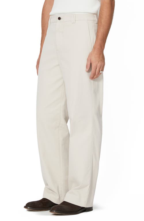 Shop Vayder Wide Leg Chinos In Ecru