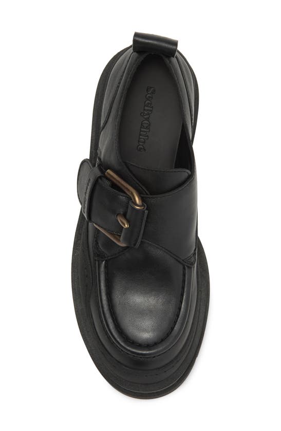 Shop See By Chloé Buckle Loafer In Black