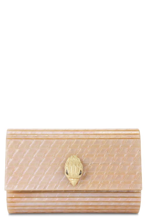 Kurt Geiger London Party Eagle Clutch In Gold