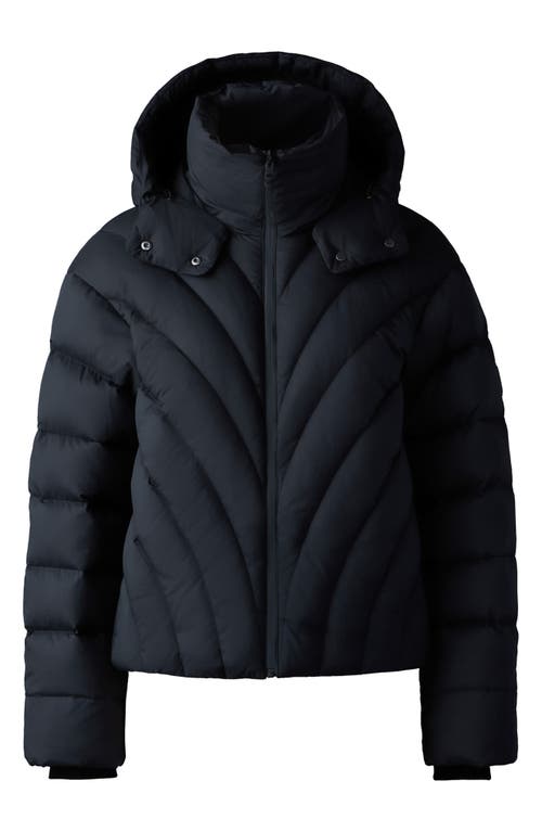 Shop Mackage Hope 750 Fill Power Down Puffer Jacket In Black