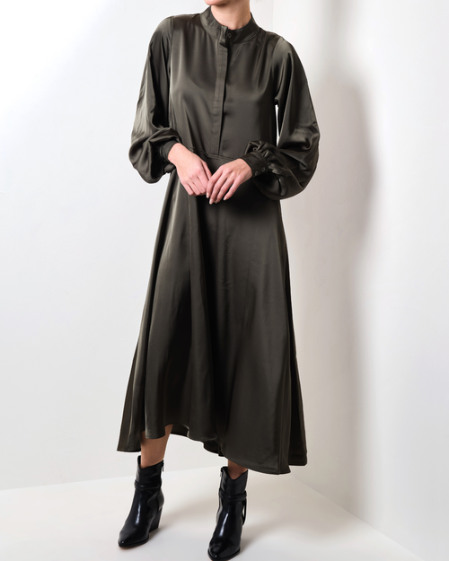 Walnut Melbourne Monaco Dress In Khaki