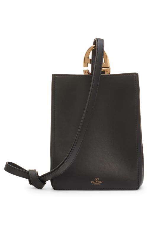 Shop Valentino Garavani Vlogo Signature Circle Crossbody Bag In Nero