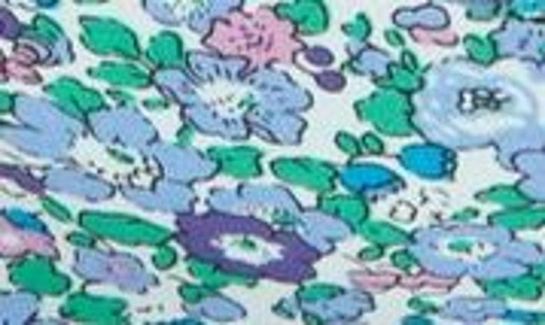 Shop Jeffrey Campbell Primrose Flip Flop In Blue Floral Pink
