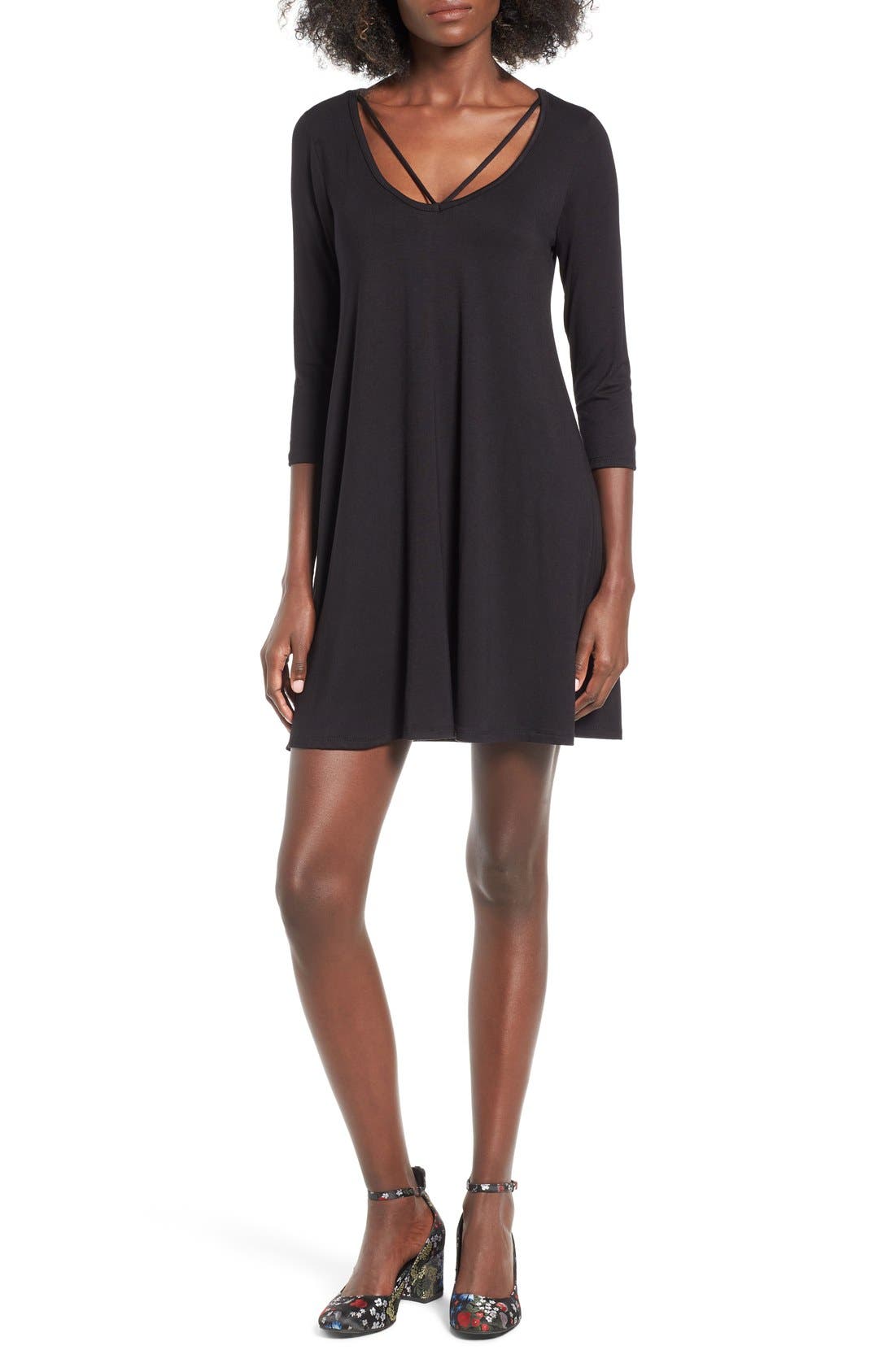 Socialite Scoop Neck Shift Dress Nordstrom