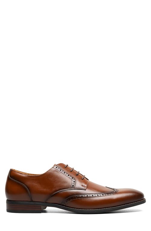 Stacy Adams Nichols Wingtip Derby In Cognac