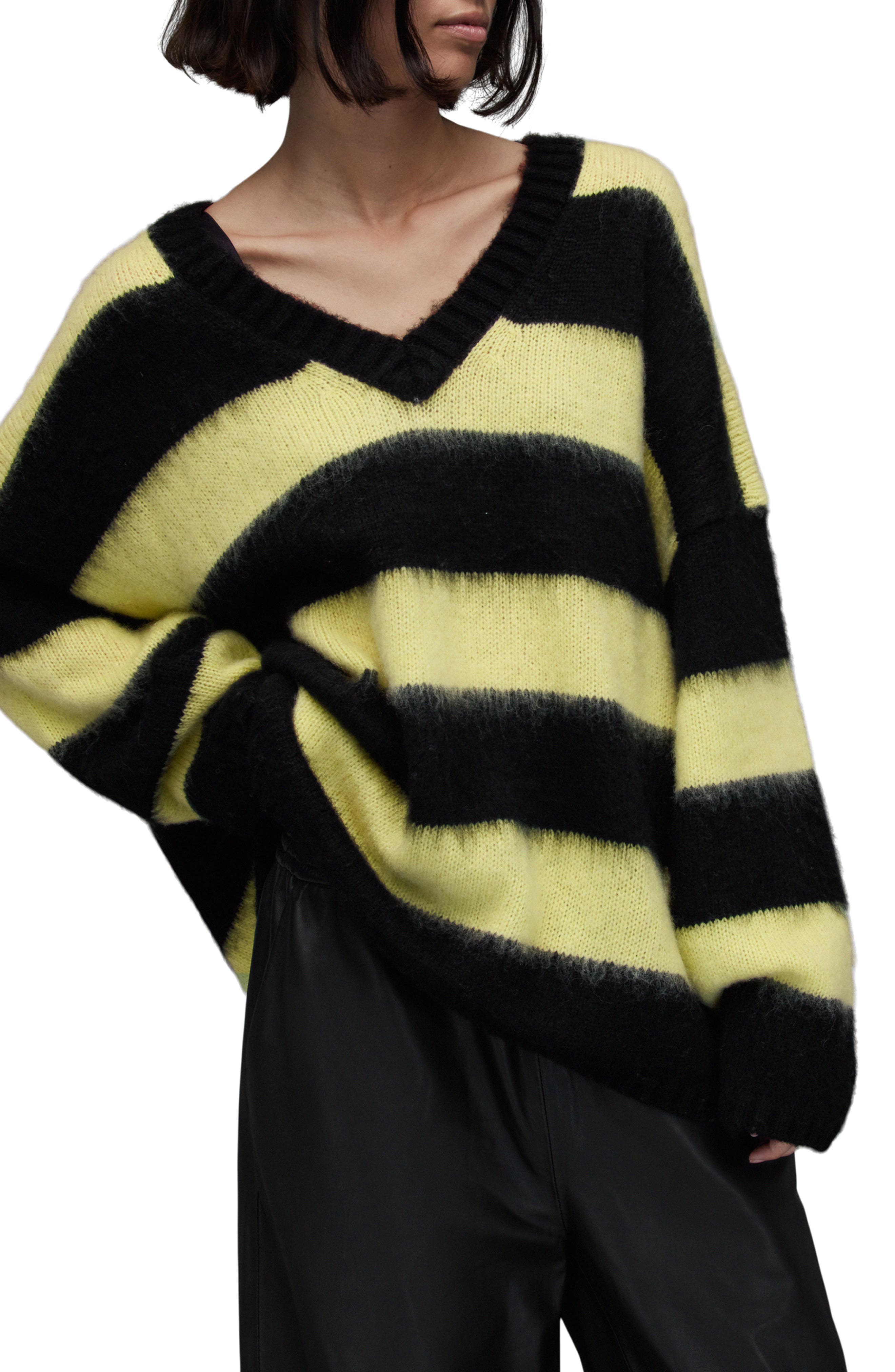 AllSaints Women's Lou V-Neck Sweater | Nordstrom