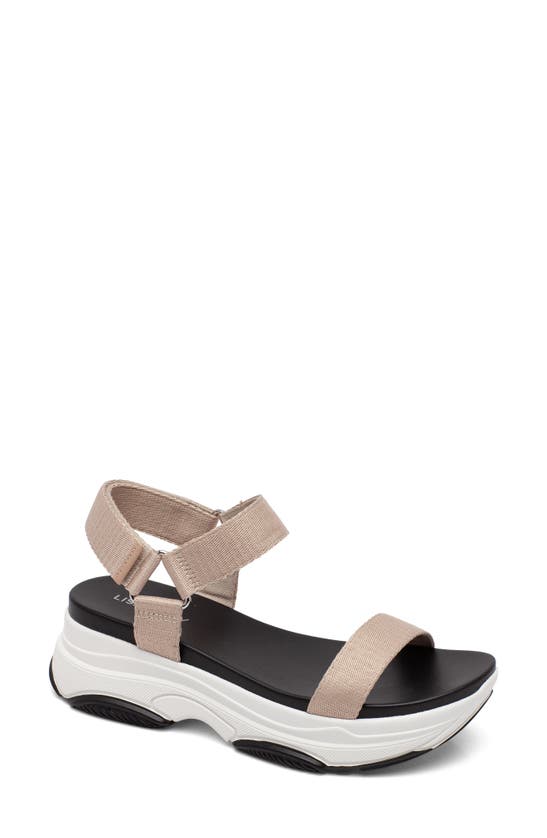 Lisa Vicky Gameon Strappy Platform Sandal In Rose Gold