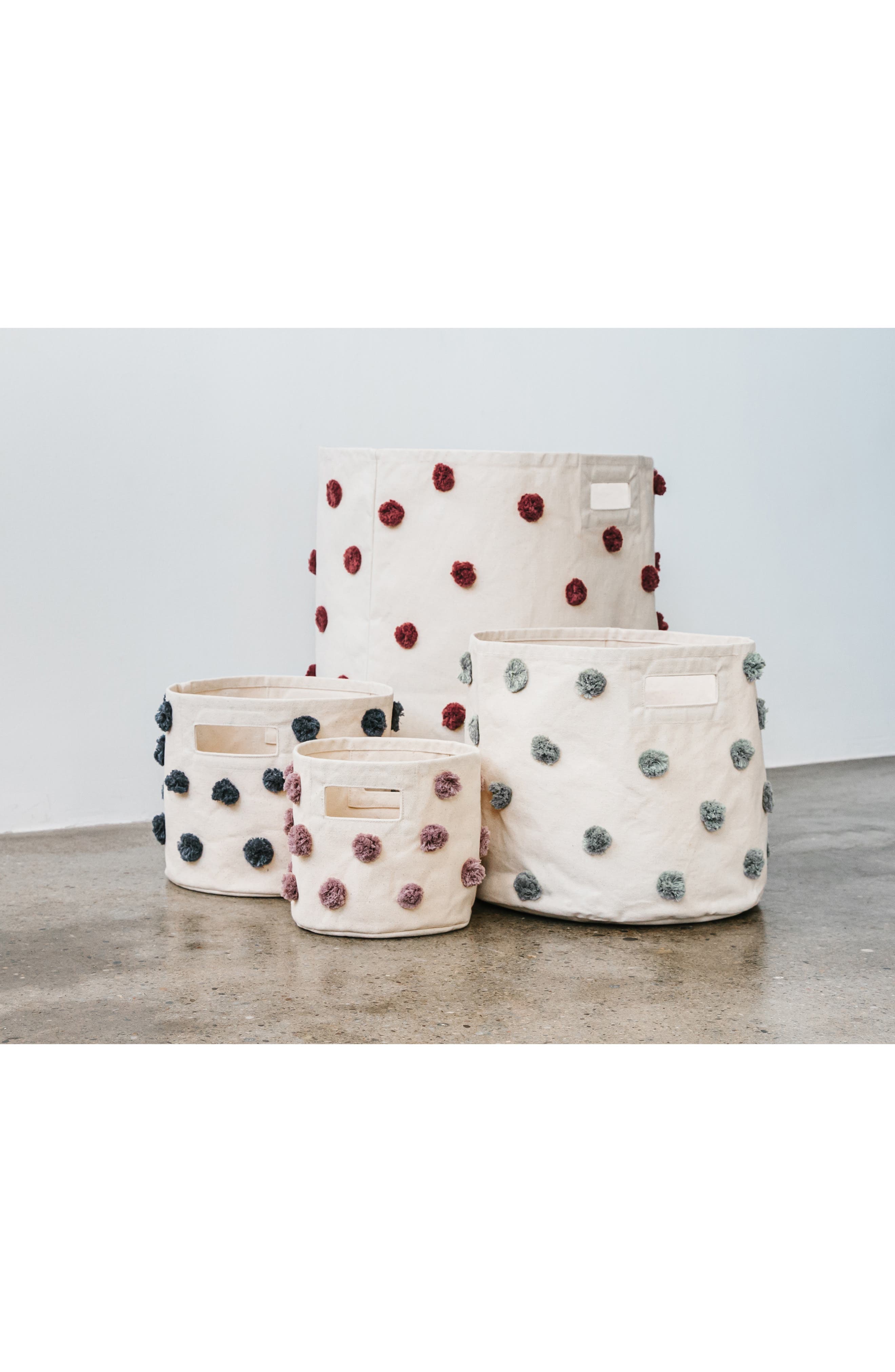 Pehr Pompom Canvas Bin Nordstrom