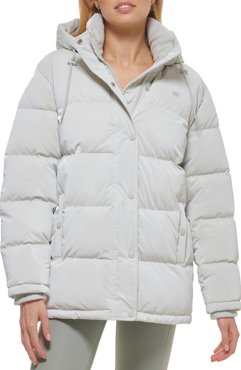 Levis Shiny Quilted Puffer Jacket