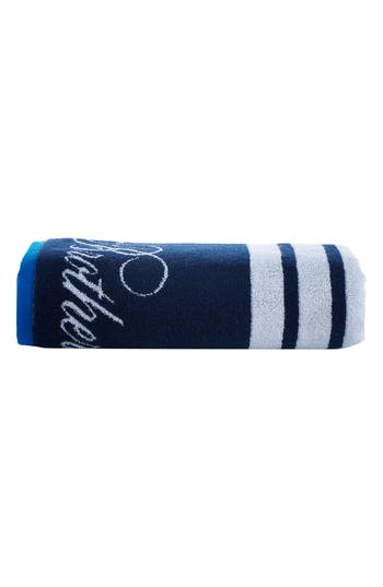 Brooks Brothers Nautical Blanket Stripe Bath Mat In Navy