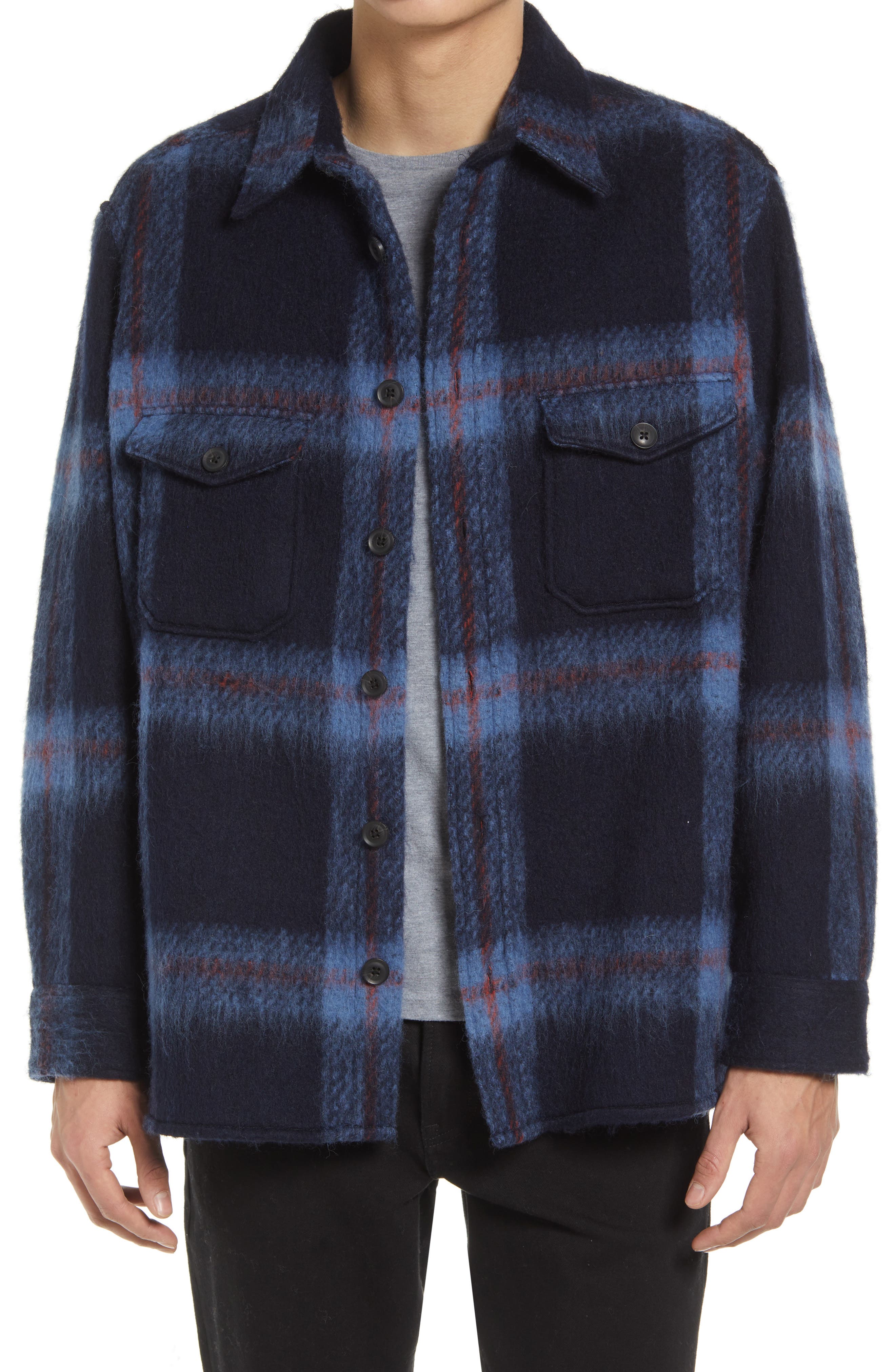 Men's AllSaints Flannel Shirts | Nordstrom
