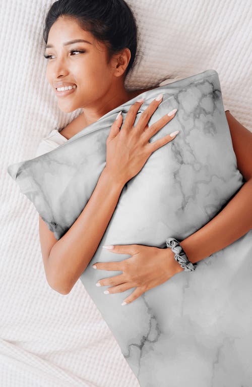 Luxury Home Satin Sleep 5-piece Set In Marble