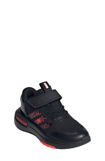 Adidas Originals Adidas Kids' Racer X Spider-man Running Sneaker In Black