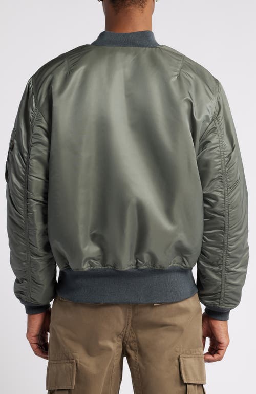 Alpha Industries 1960s Ma-1 Flight Jacket In Field Gray