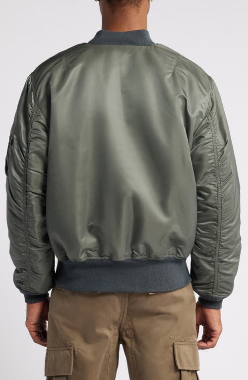 Shop Alpha Industries 1960s Ma-1 Flight Jacket In Field Gray