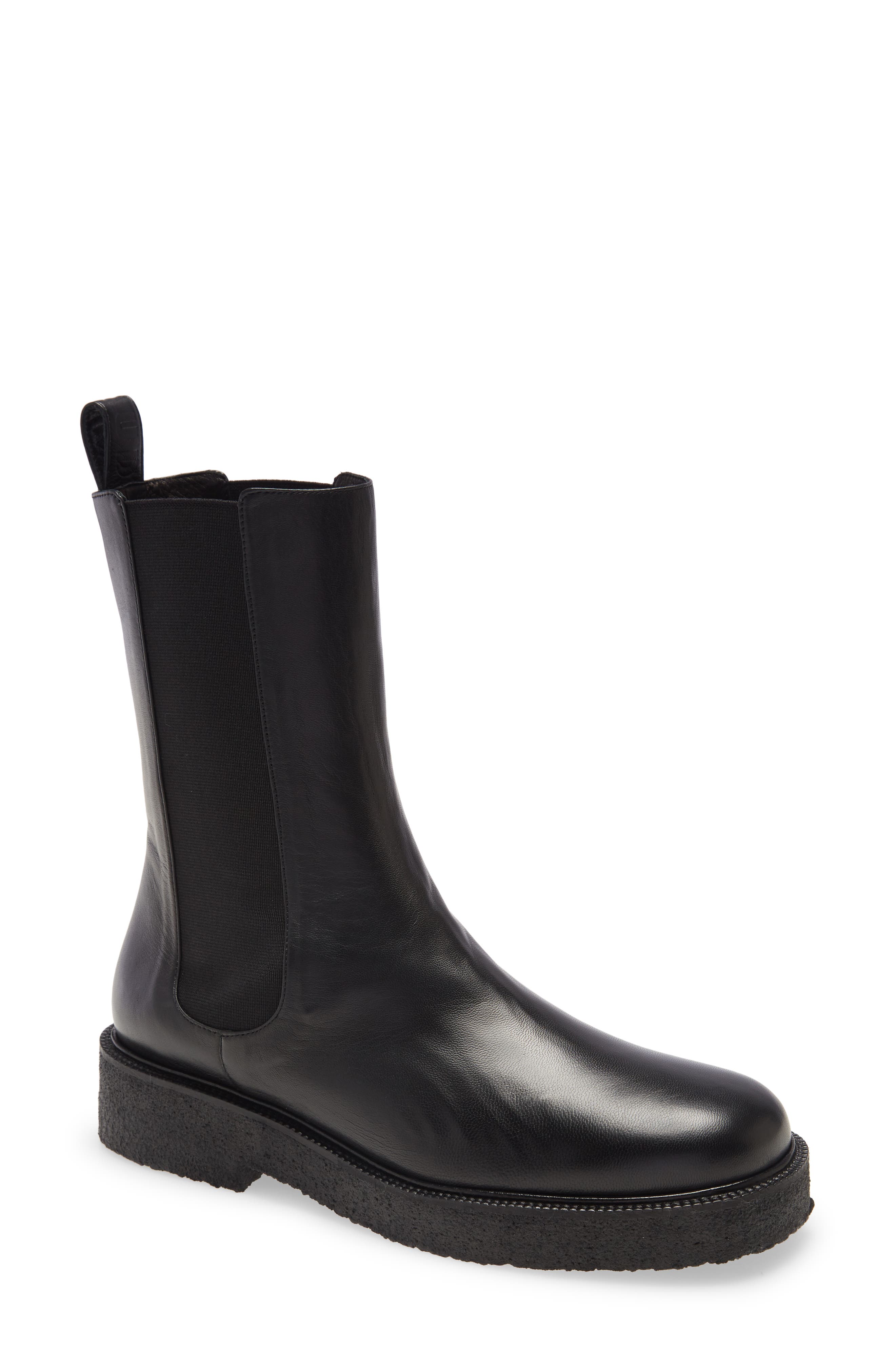 STAUD Palamino Chelsea Boot in Olive/Black at Nordstrom