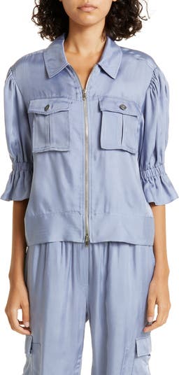 Cinq à Sept Holly Ruffle Sleeve Jacket | Nordstrom