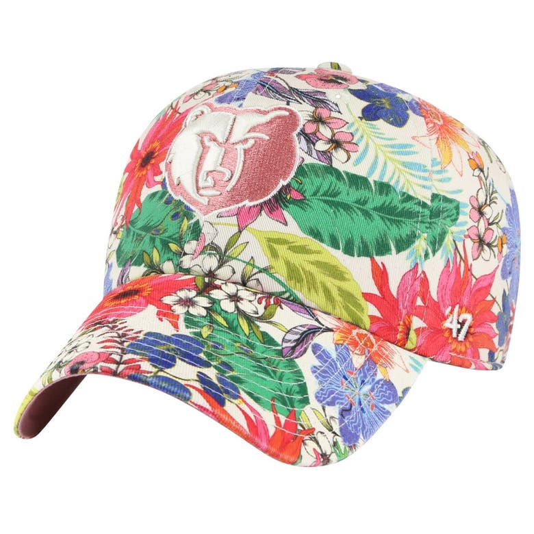 Shop 47 ' Cream Memphis Grizzlies Pollinator Clean Up Adjustable Hat