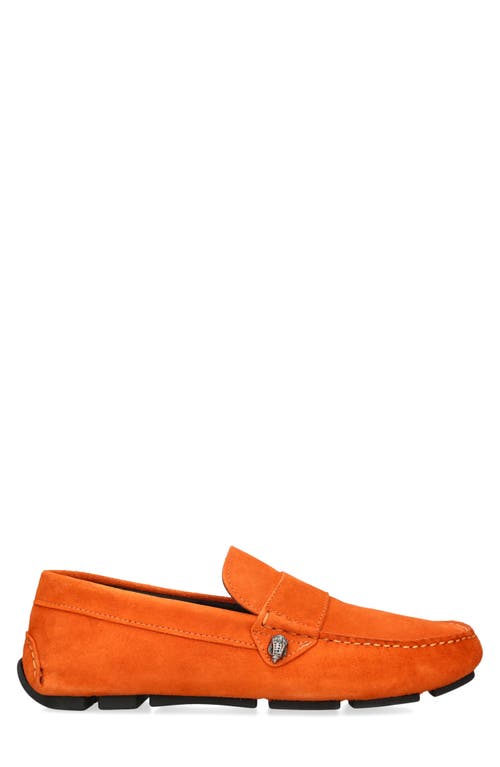 Kurt Geiger Stirling Moc Toe Driving Shoe In Orange