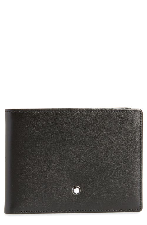 Montblanc Bifold Leather Wallet in Black at Nordstrom