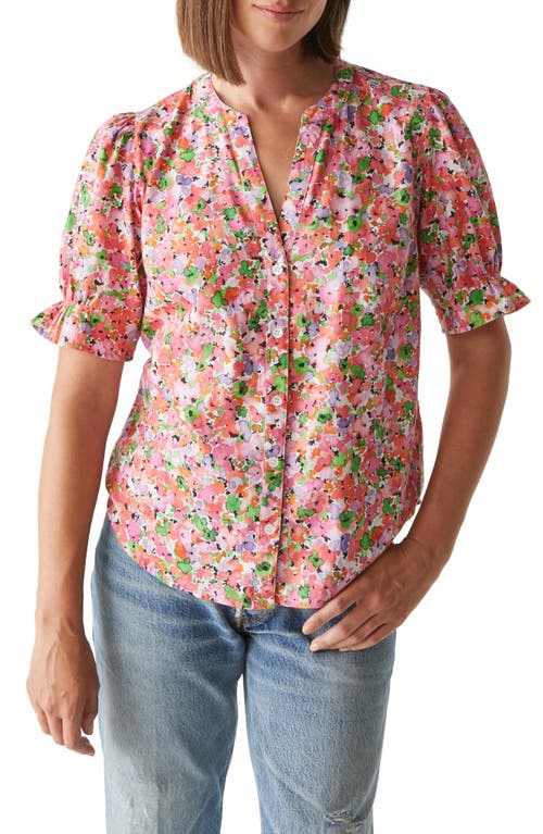 Michael Stars Roxanne Short Sleeve Button-Up Shirt at Nordstrom,