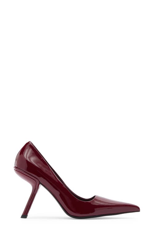 Shop Jeffrey Campbell Sling It Pointed Toe Pump In Cherry Red Patent