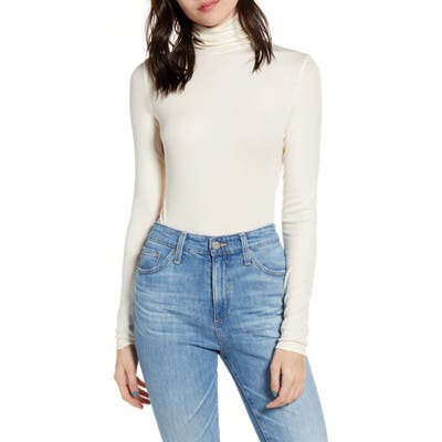 Ag Chels Turtleneck Top, Ivory