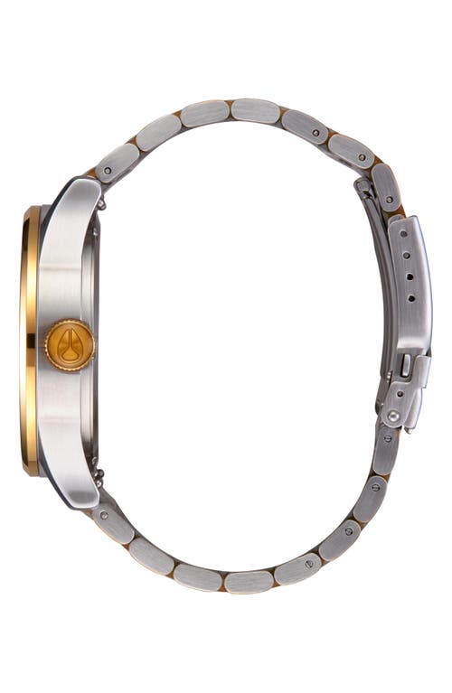 Shop Nixon X 2pac Sentry Bracelet Watch, 42mm In Gold/silver/black