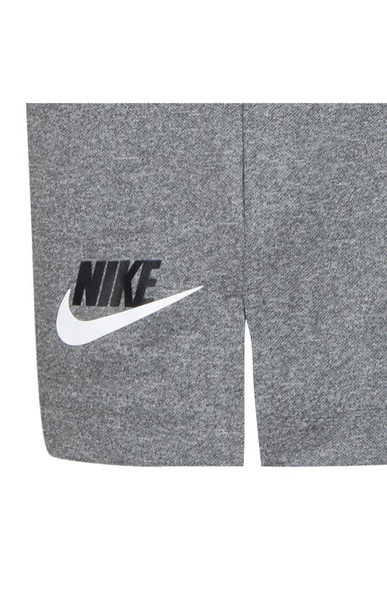 Shop Nike Kids' Futura Performance Graphic T-shirt & Shorts Set In Carbon Heather